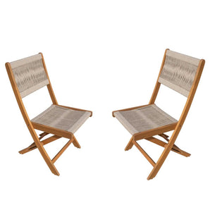 Mandal Bistrostole til 2 pers. i Akacietræ