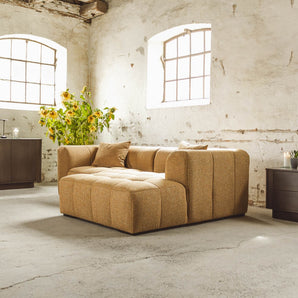 Bora Sofa i Gul - Højrevendt - 240 cm