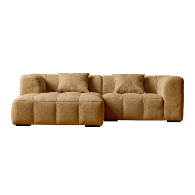 Bora Sofa i Gul - Venstrevendt - 240 cm