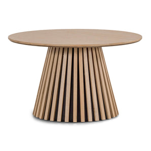 Måne Lamel Sofabord - Lys natur Eg Ø78 cm