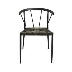 Belmonte Havestol - Sort Rattan