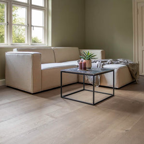 Balu Sofa - Beige Lumus inkl. puf - 230 cm