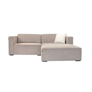 Balu Sofa - Sand inkl. puf - 230 cm