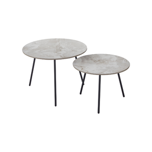 Ori Sofabordssæt - Beige Keramik