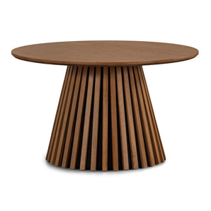 Måne Lamel Sofabord - Espresso Eg Ø78 cm