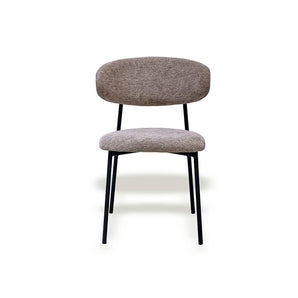 Felix Spisebordsstol i Lysebrun med sort stel