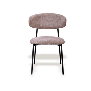 Felix Spisebordsstol i Rosa med sort stel