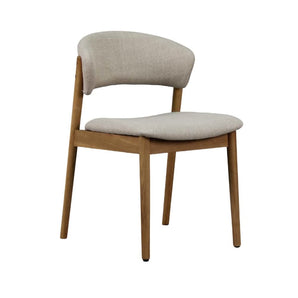 Hanna Spisebordsstol - Natur Egetræ m. beige sæde