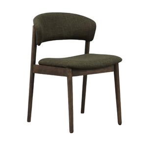 Hanna Spisebordsstol - Smoked Egetræ m. grønt sæde