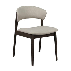 Hanna Spisebordsstol - Smoked Egetræ m. beige sæde