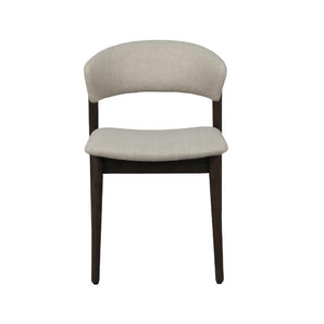 Hanna Spisebordsstol - Smoked Egetræ m. beige sæde