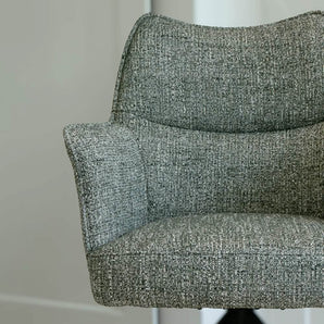 Selbu Spisebordsstol i Grøn Bouclé m. Natur eg ben