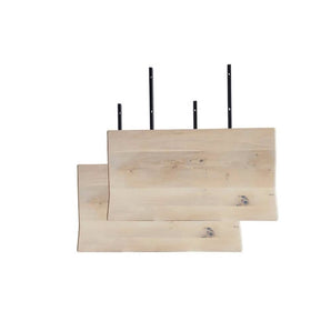 Tillægsplader til Venus Plankebord - Hvidolieret Egetræ 50 cm (2 stk)