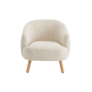 Luca Loungestol - Beige Bouclé