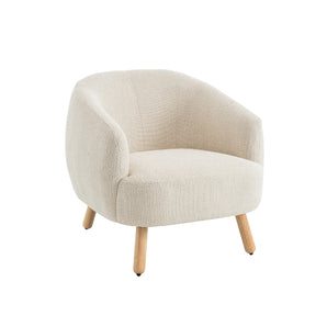 Luca Loungestol - Beige Bouclé