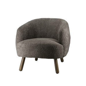 Luca Loungestol - Grå Bouclé