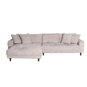 Milo Sofa - Vendbar Chaiselong 283 cm - Grå/Beige