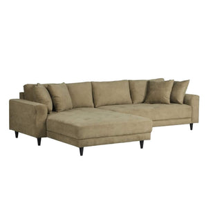 Milo Sofa - Vendbar Chaiselong 283 cm - Olivengrøn