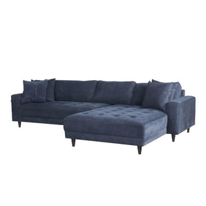 Milo Sofa - Vendbar Chaiselong 283 cm - Mørkeblå