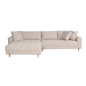 Milo Sofa - Vendbar Chaiselong 283 cm - Gul/Hvid