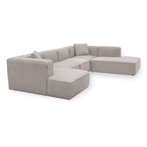 Benne U-modulsofa - Venstrevendt - Beige