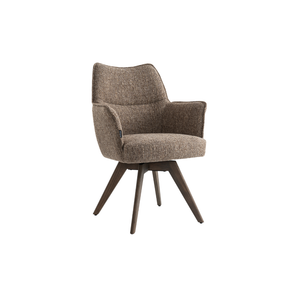 Selbu Spisebordsstol i Brun Bouclé m. Smoked eg ben