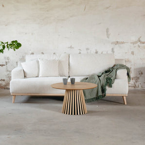 Tomson 3-pers. sofa - Beige 220 cm