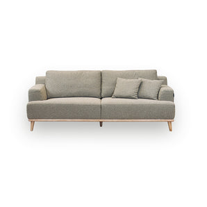 Tomson 3-pers. sofa - Grøn/beige 220 cm