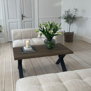 Venus Sofabord - Smoked olieret Egetræ 120 cm