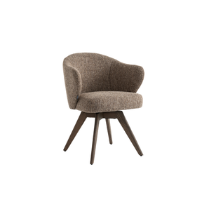 Verdal Spisebordsstol i Brun Bouclé m. Smoked eg ben