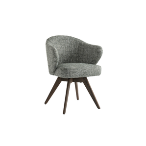 Verdal Spisebordsstol i Grøn Bouclé m. Smoked eg ben