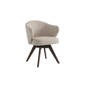 Verdal Spisebordsstol i Beige Bouclé m. Smoked eg ben