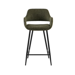 Luis Barstol - Grøn med sorte metalben