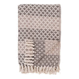 Alanya plaid - Brun/Beige/Hvid - Hofstra & Wagner