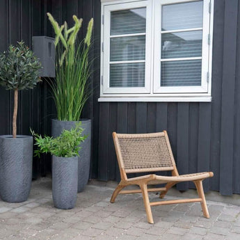 Derby Stol - Teaktræ og polyrattan - Hofstra & Wagner