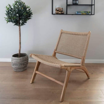 Derby Stol - Teaktræ og polyrattan - Hofstra & Wagner