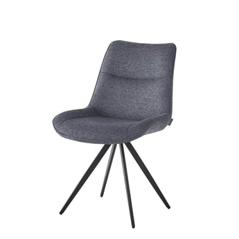 Elin spisebordsstol i Beige stof med drejefunktion - Hofstra & Wagner