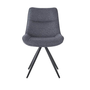 Elin spisebordsstol i Beige stof med drejefunktion - Hofstra & Wagner