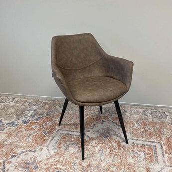 Luis Spisebordsstol - Grå/brun - Hofstra & Wagner