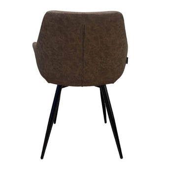 Luis Spisebordsstol - Grå/brun - Hofstra & Wagner