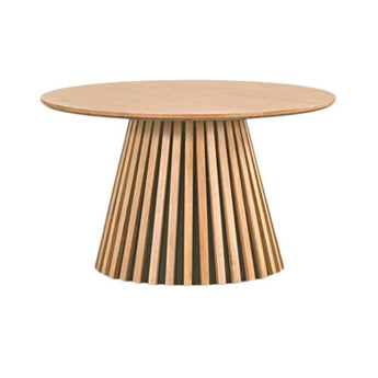 Måne Lamel Sofabord - Natur Eg Ø78 cm - Hofstra & Wagner