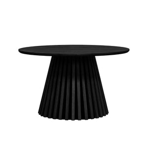 Måne Lamel Sofabord - Sort bejdset Eg Ø78 cm - Hofstra & Wagner