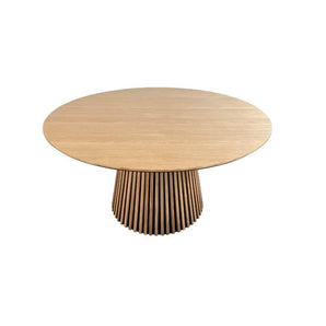 Måne Lamel Spisebord - Natur Eg Ø140 cm - Hofstra & Wagner