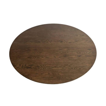 Måne Lamel Spisebord - Smoked Eg Ø140 cm - Hofstra & Wagner