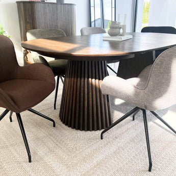 Matti spisebordsstol i Sand m. drejefunktion - Hofstra & Wagner