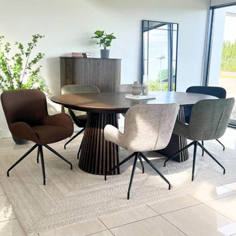 Matti spisebordsstol i Sand m. drejefunktion - Hofstra & Wagner