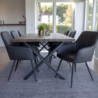 Montpellier Plankebord - Smoked eg (200 cm) - Hofstra & Wagner