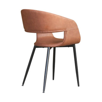 Nilo Spisebordsstol - Brun PU - Hofstra & Wagner