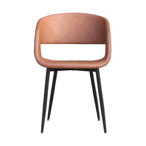 Nilo Spisebordsstol - Brun PU - Hofstra & Wagner