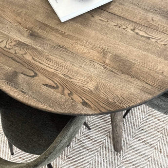 Nilo Spisebordsstol - Mørkegrøn Stof - Hofstra & Wagner